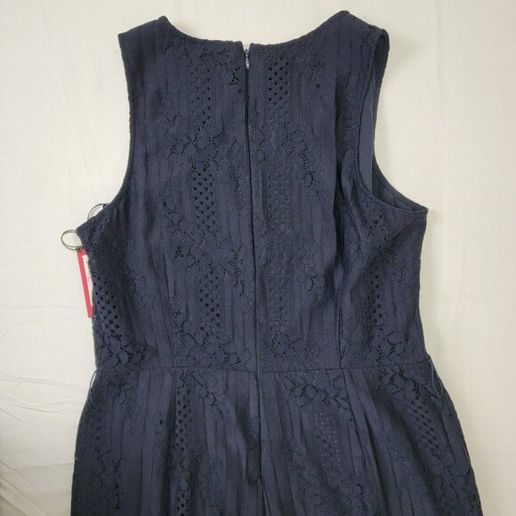 VINCE CAMUTO navy blue jumpsuit pantsuit sleeveless outfit NEW Womens Size 10 - Picture 8 of 12